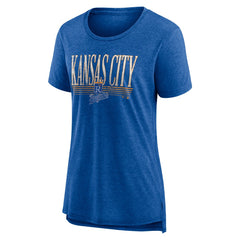 MLB Kansas City Royals Women's Toppler Tri-Blend T-Shirt