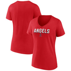 MLB Los Angeles Angels Women's Primary Play V-Neck T-Shirt