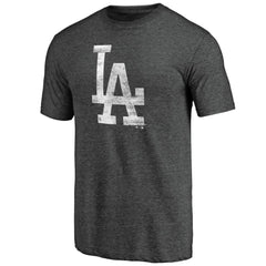 MLB Los Angeles Dodgers Weathered Official Logo Tri-Blend T-Shirt