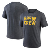 MLB Milwaukee Brewers Brew Crew Fancy Tri-Blend T-Shirt