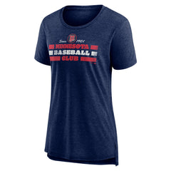 MLB Minnesota Twins Women's Power Swing Tri-Blend T-Shirt