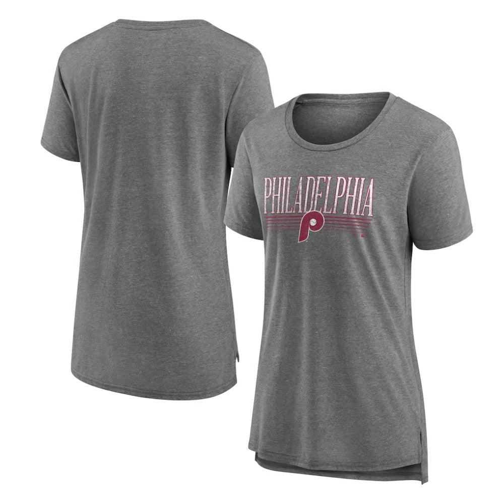 MLB Philadelphia Phillies Women's Toppler Tri-Blend T-Shirt