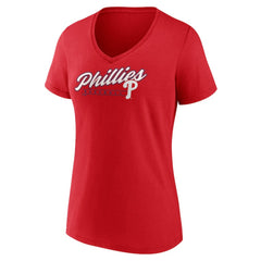 MLB Philadelphia Phillies Women's One And Only V-Neck T-Shirt