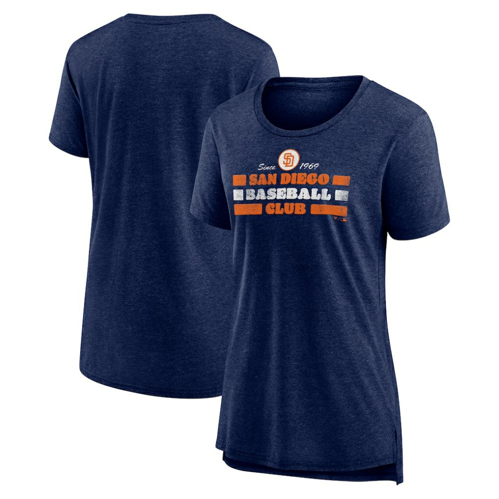 MLB San Diego Padres Women's Power Swing Tri-Blend T-Shirt