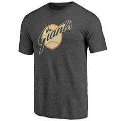 MLB San Francisco Giants Cooperstown Official Logo Tri-Blend T-Shirt