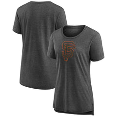 MLB San Francisco Giants Women's Weathered Official Logo Tri-Blend T-Shirt