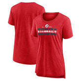 MLB St. Louis Cardinals Women's Power Swing Tri-Blend T-Shirt