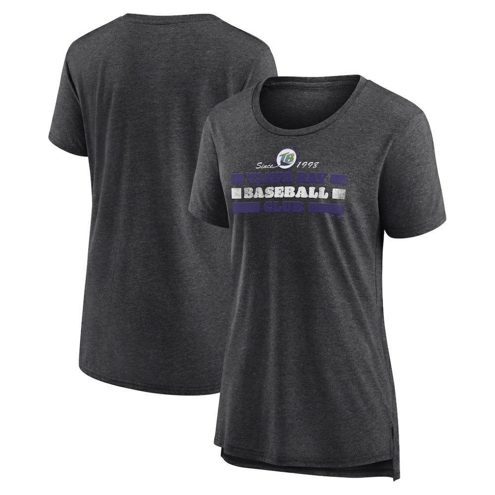 MLB Tampa Bay Rays Women's Power Swing Tri-Blend T-Shirt