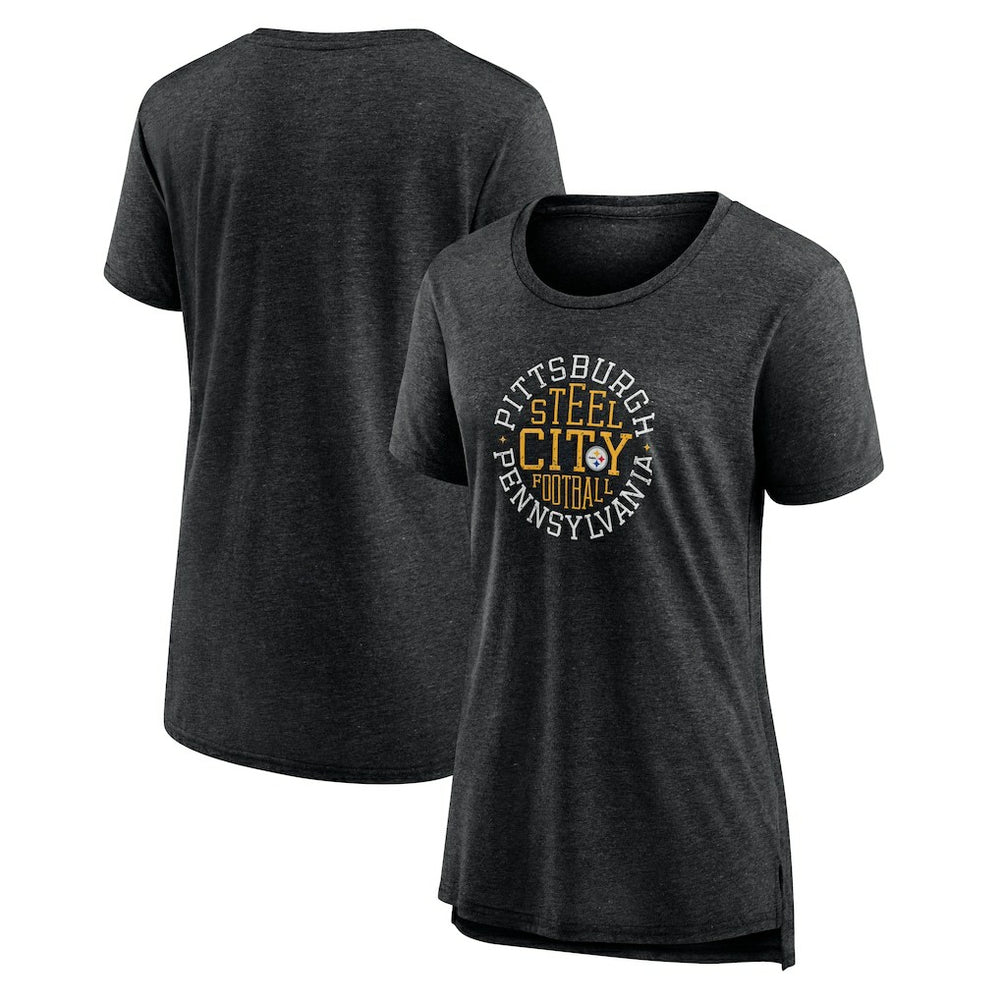 Women's Steel City Tri-Blend T-Shirt - Pittsburgh Steelers