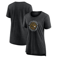 Women's Steel City Tri-Blend T-Shirt - Pittsburgh Steelers