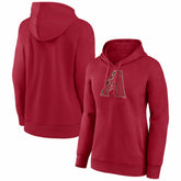 MLB Arizona Diamondbacks Women's Distressed Team Pullover Hoodie