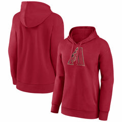 MLB Arizona Diamondbacks Women's Distressed Team Pullover Hoodie