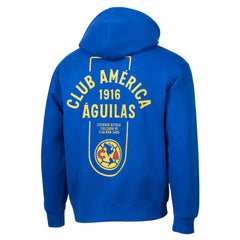 Club America Sport Design Sweden Streetwear Relaxed Pullover Hoodie - Royal