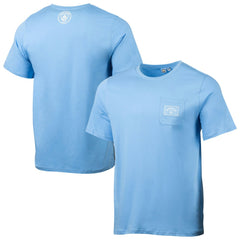 Manchester City Sport Design Sweden Relaxed Post Match Pocket T-Shirt - Sky Blue