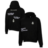 Real Madrid Sport Design Sweden Overtime Oversized Raglan Hoodie - Black