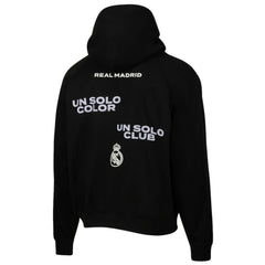 Real Madrid Sport Design Sweden Overtime Oversized Raglan Hoodie - Black