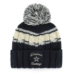 '47 Women's Emma Cuffed Knit Hat with Pom - Dallas Cowboys