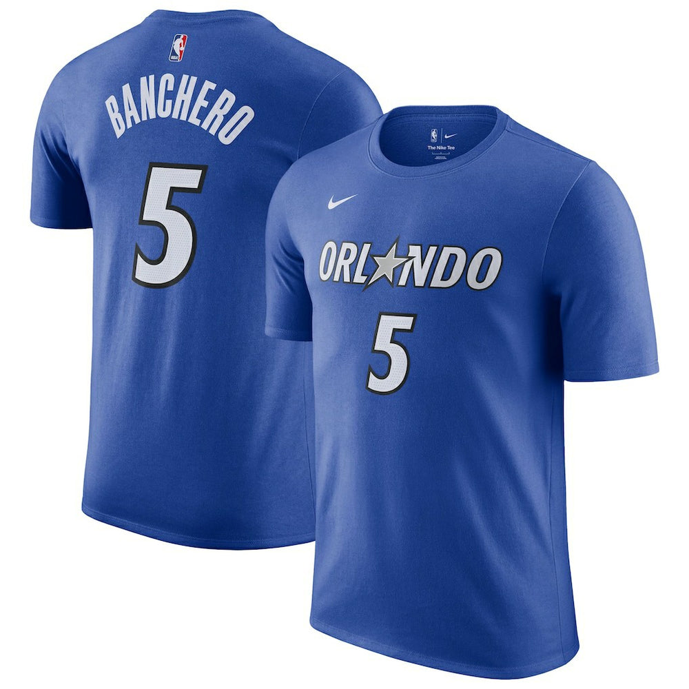 NBA Paolo Banchero Orlando Magic Icon Edition Name & Number T-Shirt