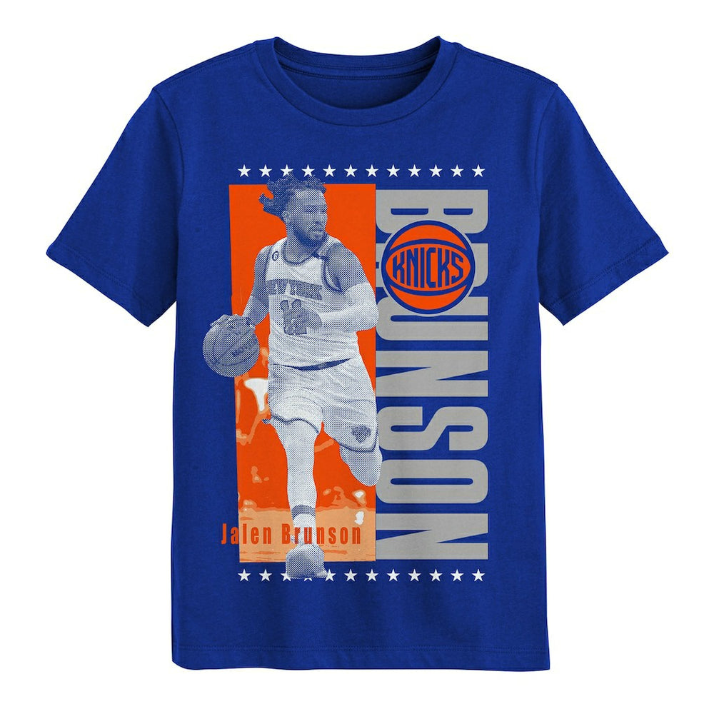 NBA Jalen Brunson New York Knicks Outerstuff Youth Answer T-Shirt