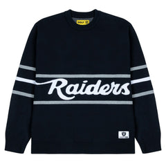GOLF WANG Jacquard Pullover Sweater - Las Vegas Raiders