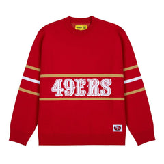 GOLF WANG Jacquard Pullover Sweater - San Francisco 49ers