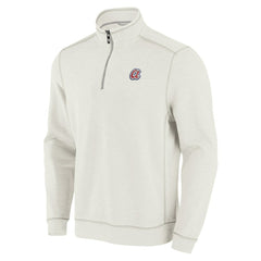 MLB Atlanta Braves Tommy Bahama Sport Tobago Bay Tri-Blend Half-Zip Sweatshirt