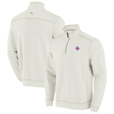 MLB Texas Rangers Tommy Bahama Sport Tobago Bay Tri-Blend Half-Zip Sweatshirt