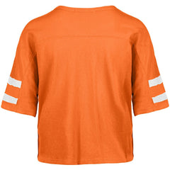'47 Women's Premier Scout Cropped V-Neck T-Shirt - Cleveland Browns