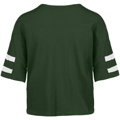 '47 Women's Premier Scout Cropped V-Neck T-Shirt - Green Bay Packers