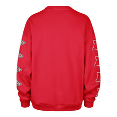 '47 Women's Go Big Oversized Pullover Sweatshirt - Kansas City Chiefs