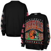 '47 Women's Go Big Oversized Pullover Sweatshirt - Cincinnati Bengals
