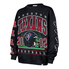 '47 Women's Go Big Oversized Pullover Sweatshirt - Houston Texans