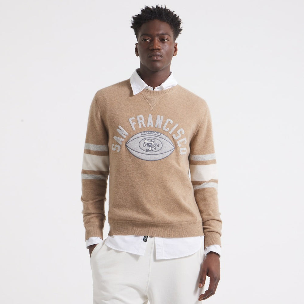 x Todd Snyder Cashmere Crew Sweater - San Francisco 49ers