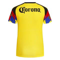 Club America Women's 2025/26 Home Replica Jersey - Adidas Yellow