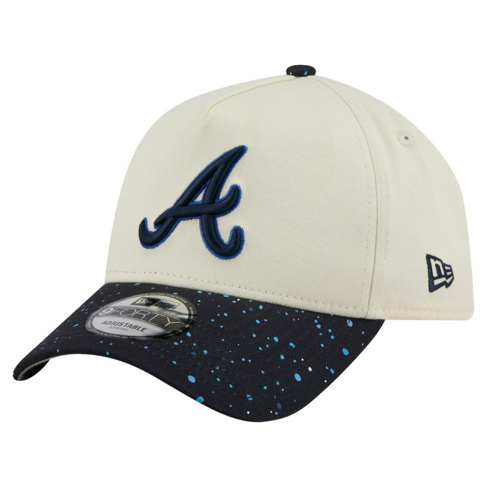 MLB Atlanta Braves New Era Speckle A-Frame 9FORTY Adjustable Hat