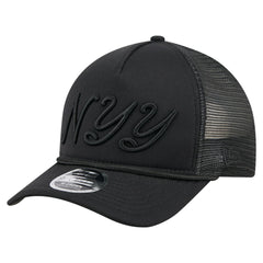 MLB New York Yankees New Era City Initial 9FORTY A-Frame M-Crown Adjustable Trucker Hat