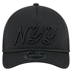 MLB New York Yankees New Era City Initial 9FORTY A-Frame M-Crown Adjustable Trucker Hat