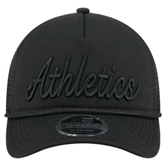 MLB Athletics New Era City Initial 9FORTY A-Frame M-Crown Adjustable Trucker Hat