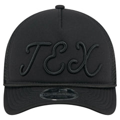 MLB Texas Rangers New Era City Initial 9FORTY A-Frame M-Crown Adjustable Trucker Hat