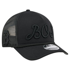 MLB Boston Red Sox New Era City Initial 9FORTY A-Frame M-Crown Adjustable Trucker Hat