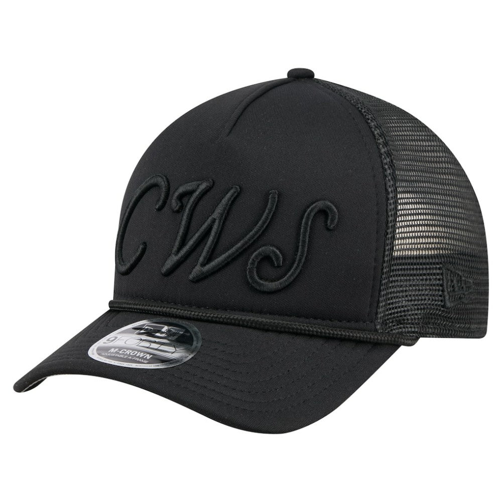 MLB Chicago White Sox New Era City Initial 9FORTY A-Frame M-Crown Adjustable Trucker Hat