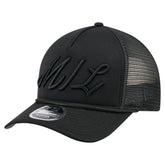 MLB Milwaukee Brewers New Era City Initial 9FORTY A-Frame M-Crown Adjustable Trucker Hat