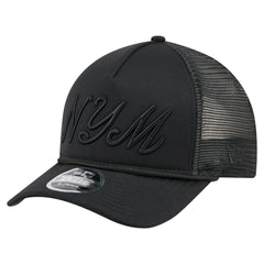 MLB New York Mets New Era City Initial 9FORTY A-Frame M-Crown Adjustable Trucker Hat