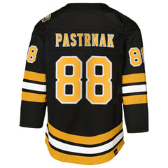NHL Black David Pastrnak Boston Bruins Youth Home Premier Player Jersey
