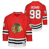 NHL Red Connor Bedard Chicago Blackhawks Youth Home Centennial Premier Jersey