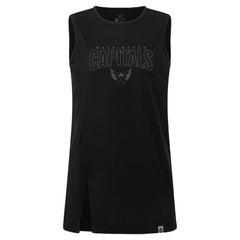NHL Black Washington Capitals Levelwear Women's Influx Darkmoon Tank Top