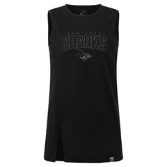 NHL Black San Jose Sharks Levelwear Women's Influx Darkmoon Tank Top