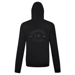 NHL Black Philadelphia Flyers Levelwear Women's Waterfall Nightfall Pullover Hoodie
