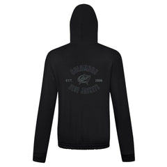 NHL Black Columbus Blue Jackets Levelwear Women's Waterfall Nightfall Pullover Hoodie