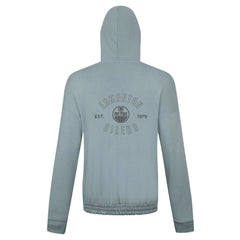 NHL Gray Edmonton Oilers Levelwear Women's Waterfall Nightfall Pullover Hoodie